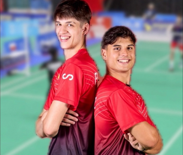 Daniel Franco y Rodrigo Sanjurjo (BÁDMINTON ESPAÑA)