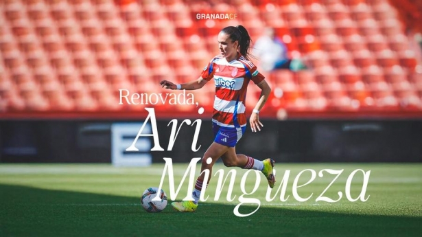 Mingueza seguirça una temporada más como rojiblanca (GRANADA CF)