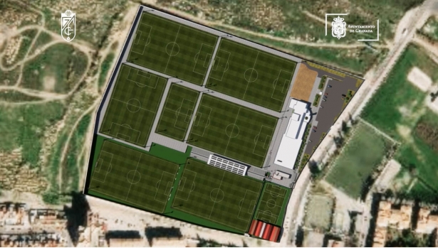 La segunda fase de la Ciudad Deportiva sigue en obras (GRANADA CF)