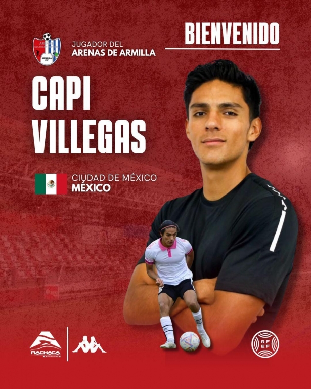 Villegas, nuevo refuerzo del Arenas (ARENAS OFICIAL)
