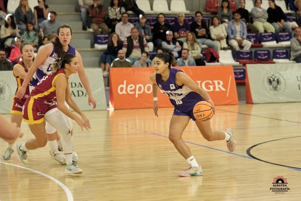 María Sánchez durante un partido de la pasada temporada (GMASB)