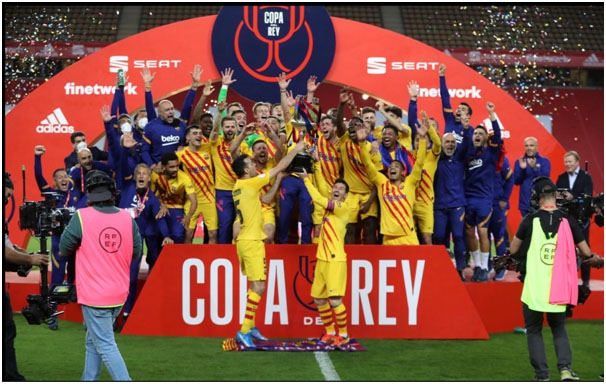Copa del Rey 2021- Messi  levantó su última Copa del Rey con el Barca antes de partir al PSG (FC BARCELONA)