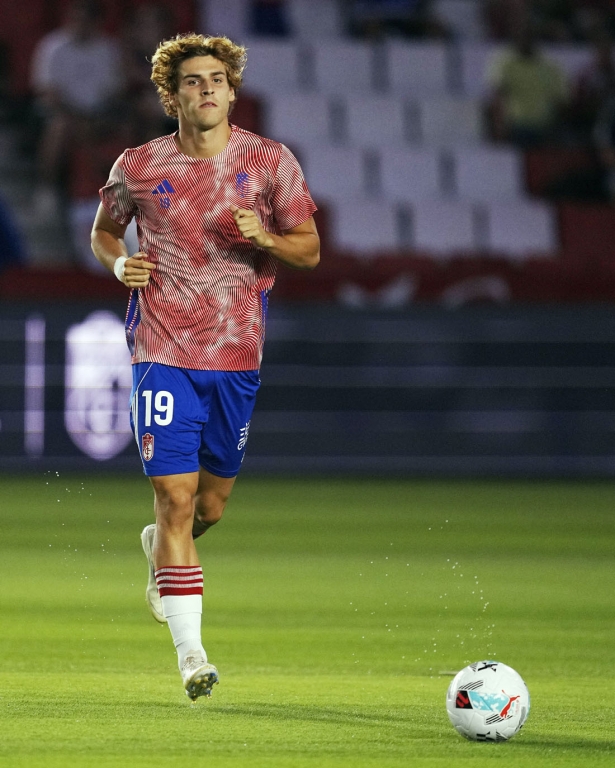 Jorge Pascual, una de las novedades en el once inicial ante el Mirandés (GCF)
