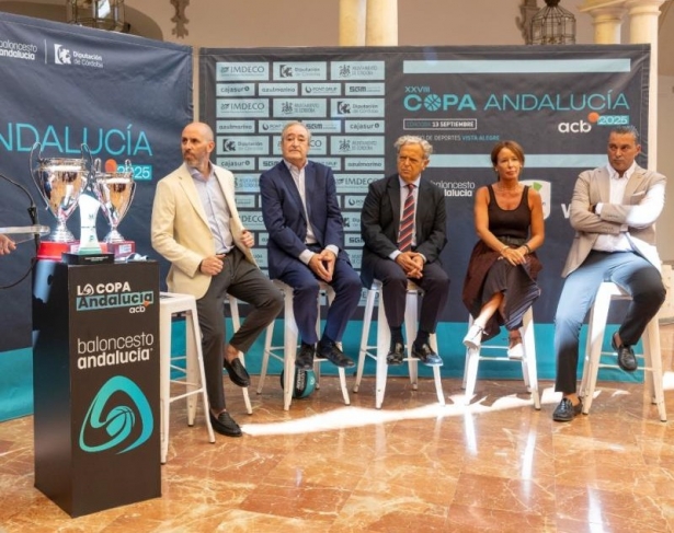 Óscar Fernández Arenas, en el acto de presentación de la Copa de Andalucía (ANDALUZABALONCESTO)