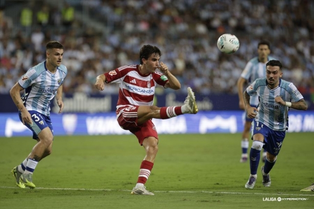 Alemañ cuajó un buen partido ante el Málaga (LALIGA)