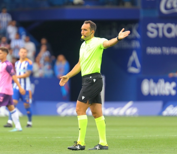 Dámaso Monescillo dirigirá el encuentro en El Alcóraz 