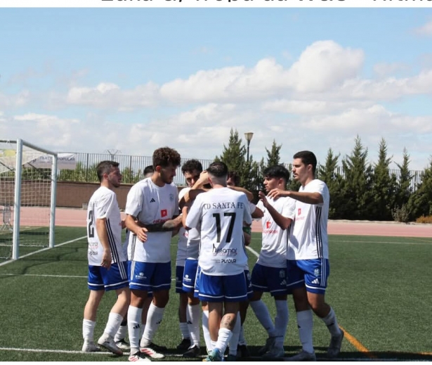 El CD Santa Fe celebra uno de lao goles (CD SANTA FE)