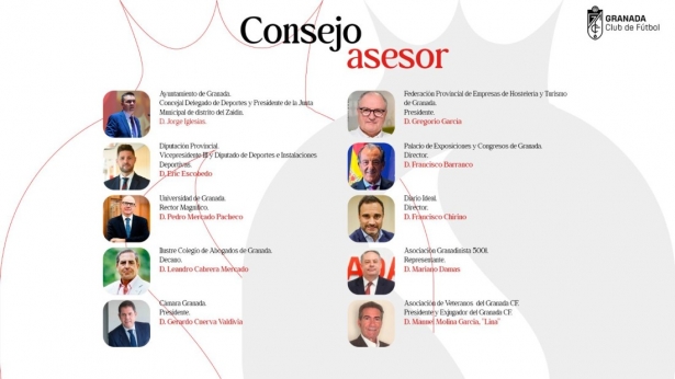 El Consejo Asesor va a estar formado por diez persona (GRANADA CF)