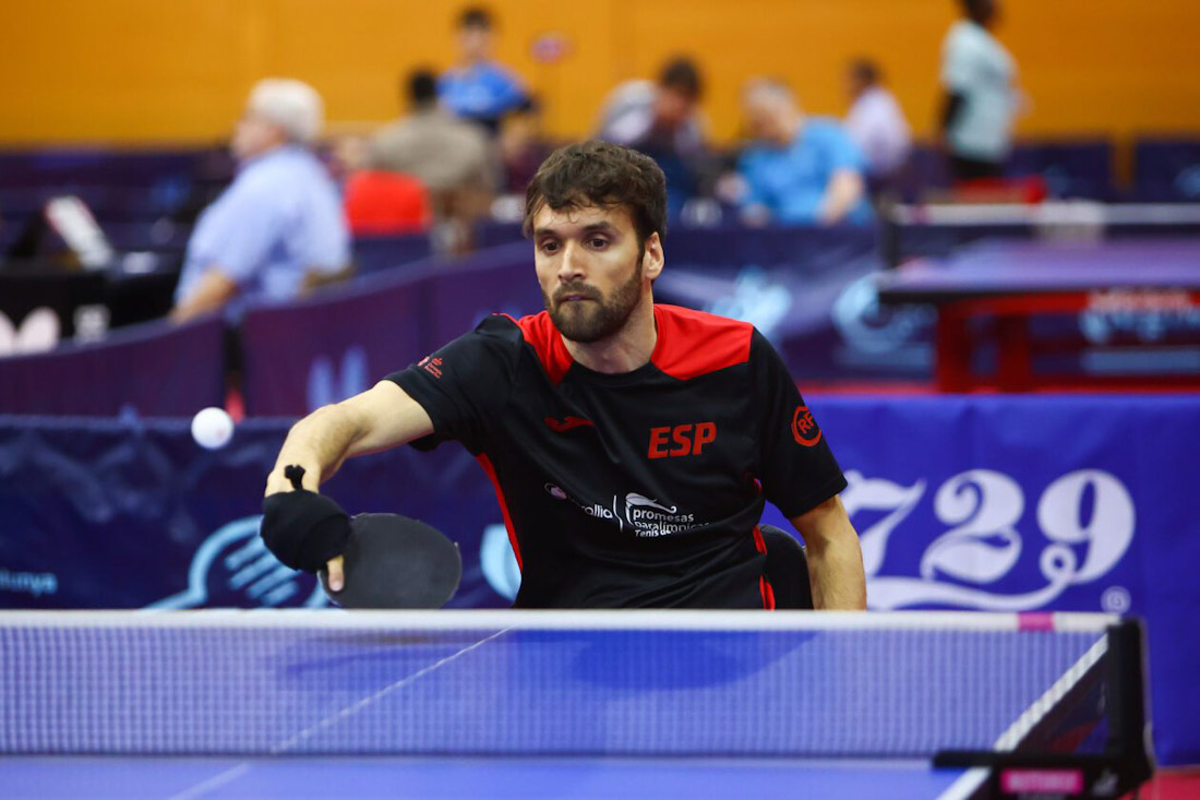 El jugador de tenis de mesa, Daniel Rodríguez, durante un torneo (RFETM) El jugador de tenis de mesa, Daniel Rodríguez, durante un torneo (RFETM)