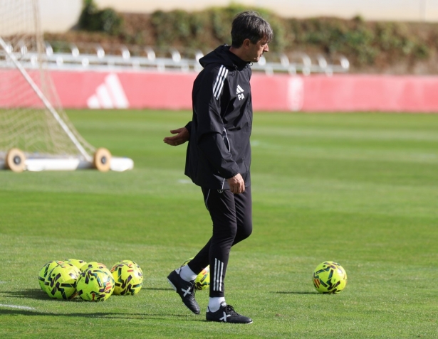 Pacheta sigue mostrando su lado optimista (J. AZCOYTIA) Pacheta sigue mostrando su lado optimista (J. AZCOYTIA)