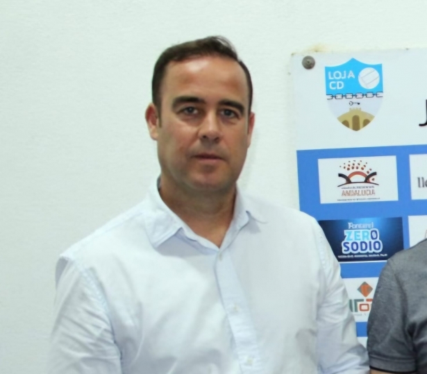 El presidente del Loja CD, Cristian Alba 