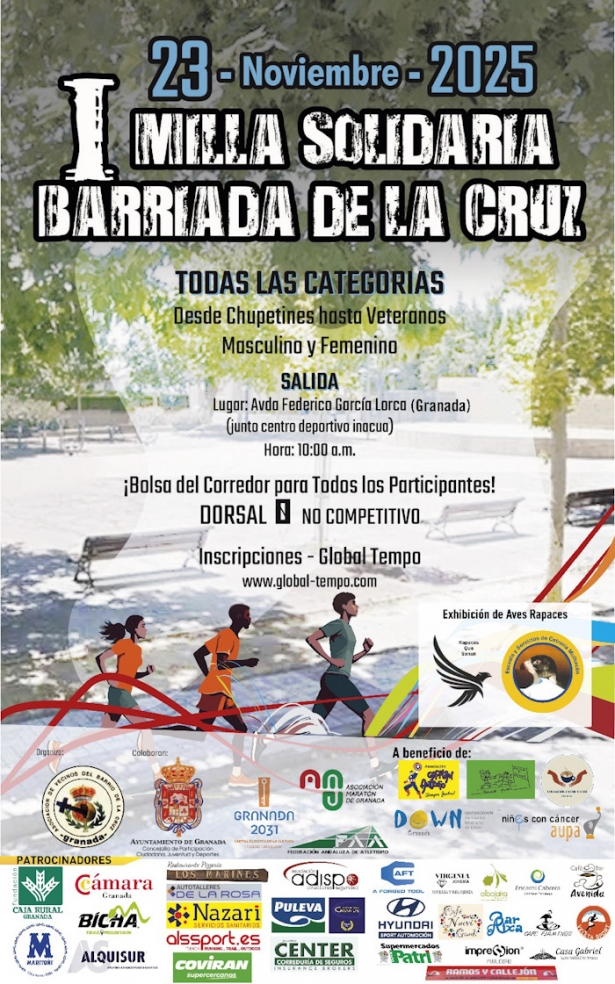 Milla solidaria en el Barrio de la Cruz 