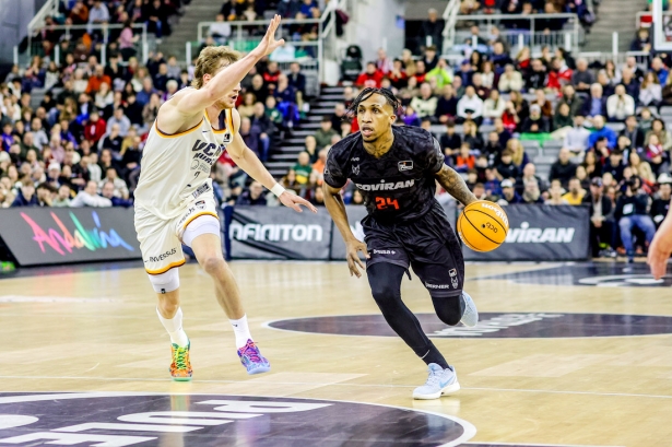 Jassel Pérez durante el partido ante UCAM Murcia (GPMEDIA)