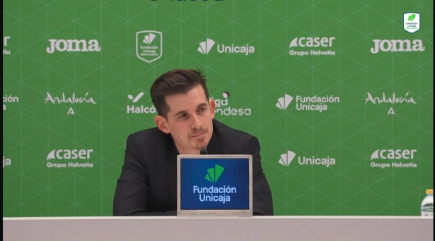 Rueda de prensa postpartido de Arturo Ruiz (UNICAJA BALONCESTO)