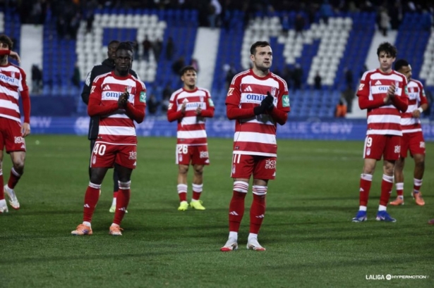 El equipo agradeció a los desplazados a Leganés su apoyo (LALIGA)