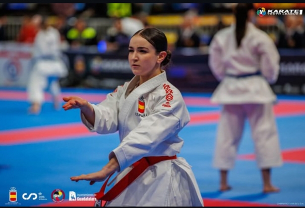 La karateca granadina, Abril Angulo (FEDERACIÓN ESPAÑOLA DE KÁRATE)