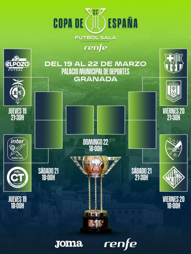 El mejor fútbol sala nacional aterriza en Granada 