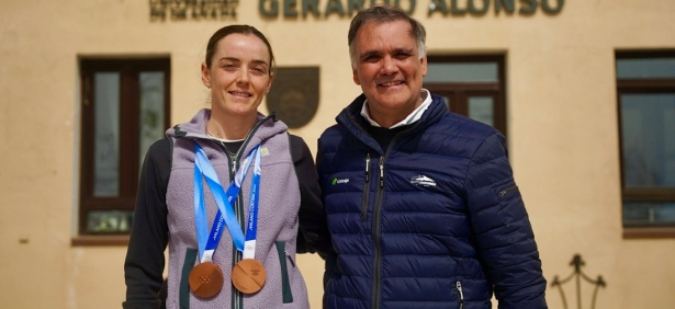 Ana Alonso con el consejero delegado de Cetursa Sierra Nevada, Jesús Ibáñez (CETURSA)