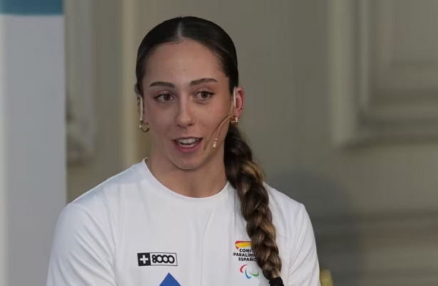 La esquiadora española Audrey Pascual (OSCAR J. BARROSO / AFP7 / EUROPA PRESS)