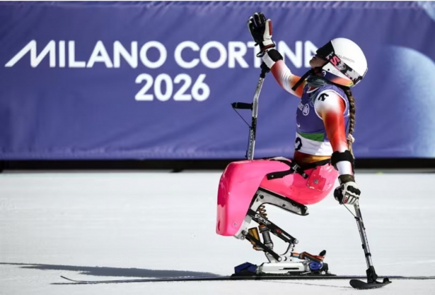 Audrey Pascual en los Juegos Paralímpicos de Milán-Cortina (EUROPA PRESS/CONTACTO/MIKHAIL TERESHCHENKO)