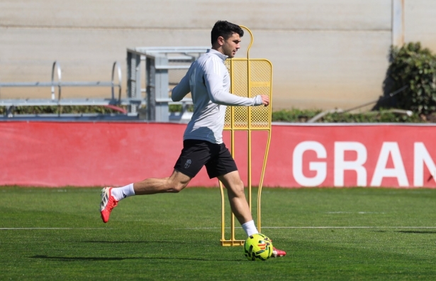 Casadesús ya se ha ejercitado con el grupo (J. AZCOYTIA)