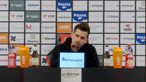 Rueda de prensa postpartido de Arturo Ruiz (COVIRÁN GRANADA)