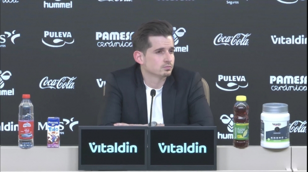 Arturo Ruiz en la rueda de prensa postpartido (VALENCIA BASKET)