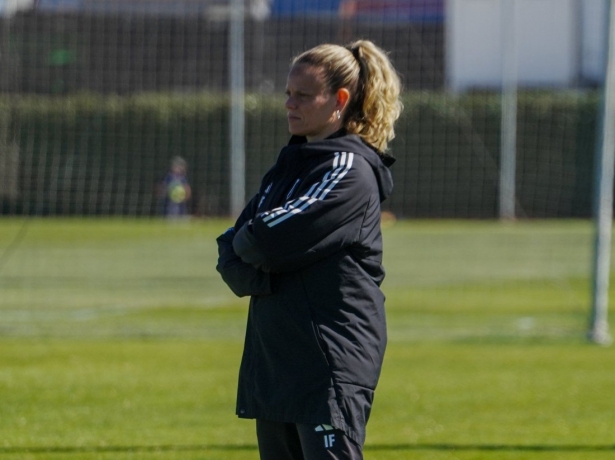 Ferreras, muy satisfecha por el partido de las suyas (GRANADA CF)