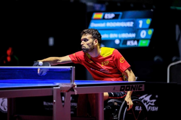 Daniel Rodriguez durante un partido (RFETM)