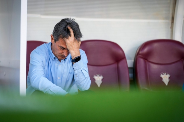 Pacheta ha terminado decepcionado con el partido de su equipo (LOF)