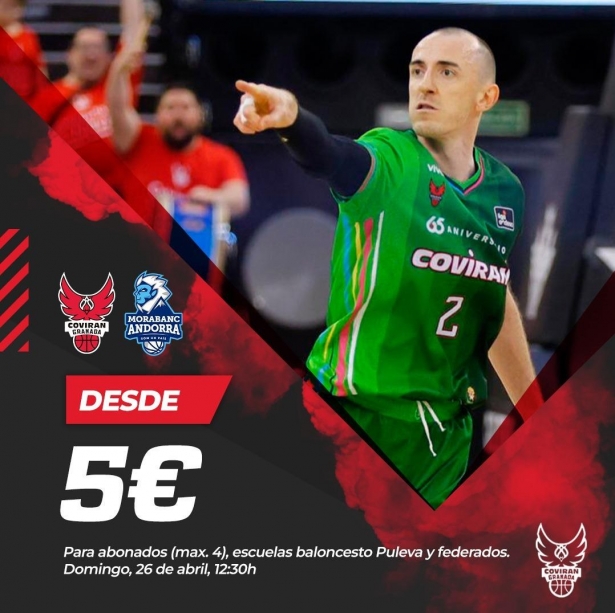 Promoción para colegios, federados y abonados (COVIRAN GRANADA)