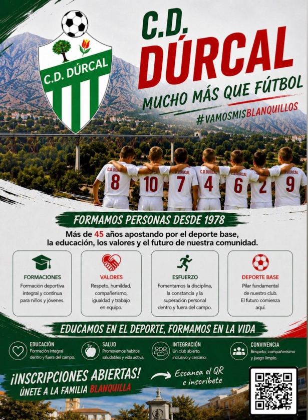 El CD Durcal abre inscripciones para la próxima temporada El CD Durcal abre inscripciones para la próxima temporada