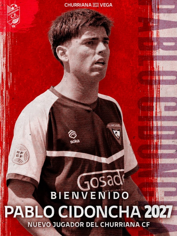 Pablo Cidoncha nuevo refuerzos del Churriana CF (CHURRIANA CF/CHURRIANA CF, Tercera RFEF Pablo Cidoncha nuevo refuerzos del Churriana CF (CHURRIANA CF/CHURRIANA CF, Tercera RFEF