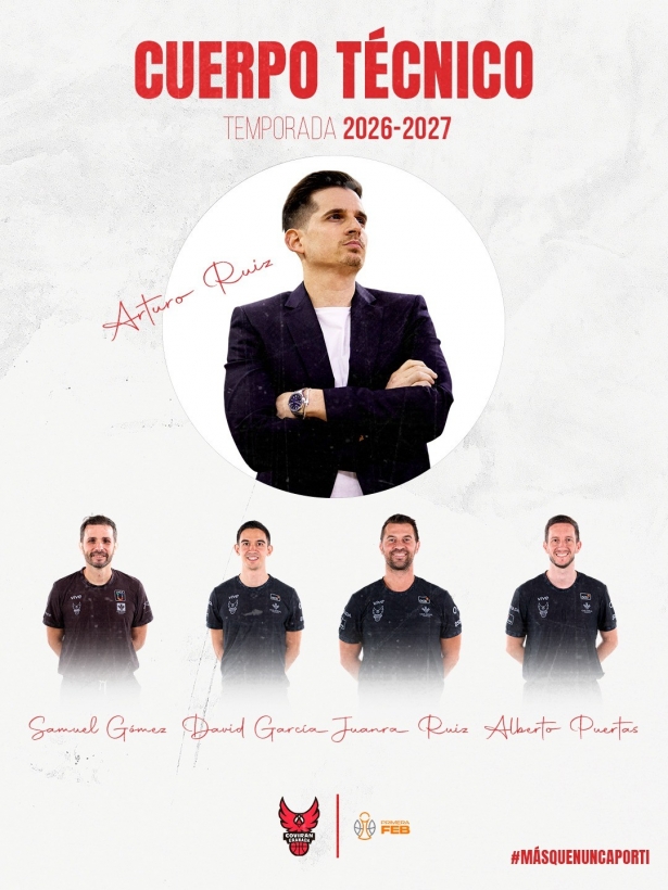 Arturo Ruiz ya tiene a todo su equipo para la próxima temporada (COVIRAN GRANADA) Arturo Ruiz ya tiene a todo su equipo para la próxima temporada (COVIRAN GRANADA)