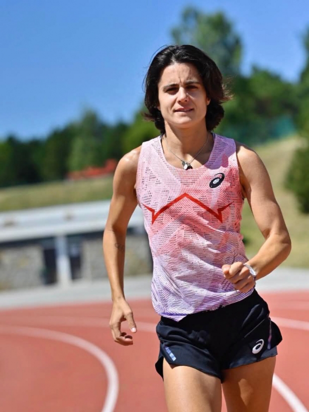 María Pérez durante un entrenamiento (FACEBOOK MARIA PEREZ)