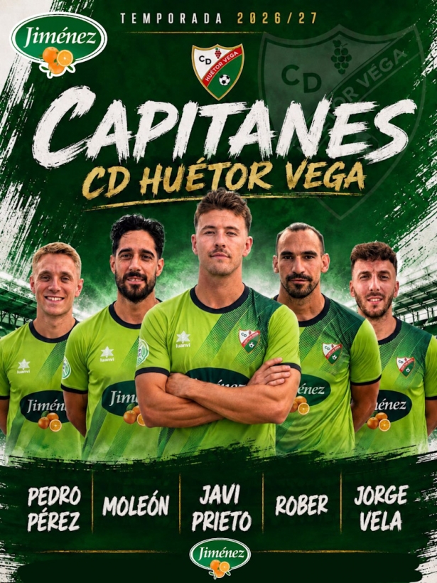 El CD Huétor Vega ha elegido a sus capitanes (CD HUÉTOR VEGA)