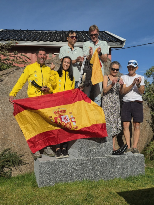 Los granadinos celebran su subcampeonato Los granadinos celebran su subcampeonato