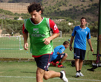 Mainz, durante la concentración en La Manga de la temporada pasada