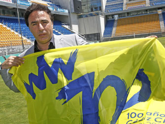 Qique Pina en la presentación con el Cádiz (DIARIODECADIZ)