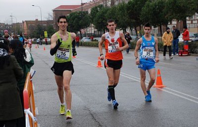 Alberto Amezcua, durante el trascurso de la prueba disputada en Xativa