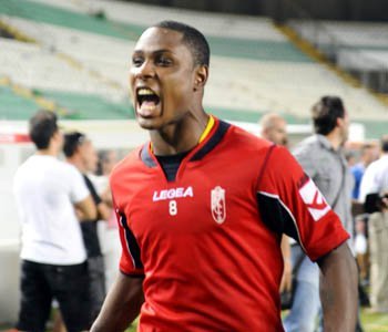 Ighalo seguirá en el Granada CF en Primera. (BALDOMERO)