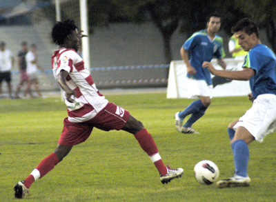 El centrocampista del equipo juvenil volvío a brillar (AYALA)