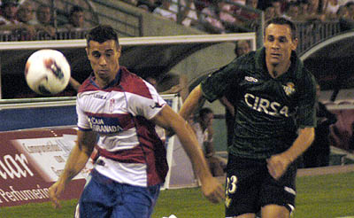 Jaime Romero, tras su paso por Udinese, debutó en Primera con el Granada (AYALA)