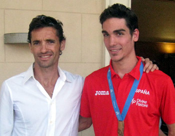 Paquillo Fernández junto a Alberto Amezcua (UBRIC)