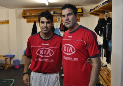 Luis Torres, a la derecha, junto a Dune