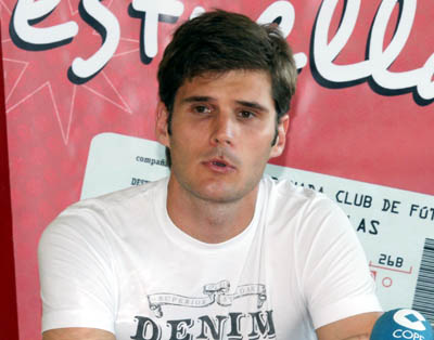 Julio Cesar en un momento de su presentación (JOSÉ VELASCO)