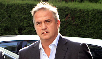 José Luis Astiazarán, presidente de la LFP, a su llegada a la reunión