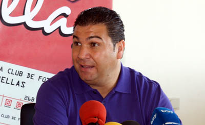 Juan Carlos Cordero durante la comparecencia de prensa (JOSÉ VELASCO)