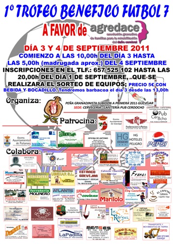 La Peña Subidón a Primera organiza el torneo benéfico