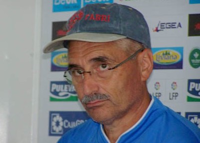 Fabri González, durante la rueda de prensa previa al partido. (GRJ)